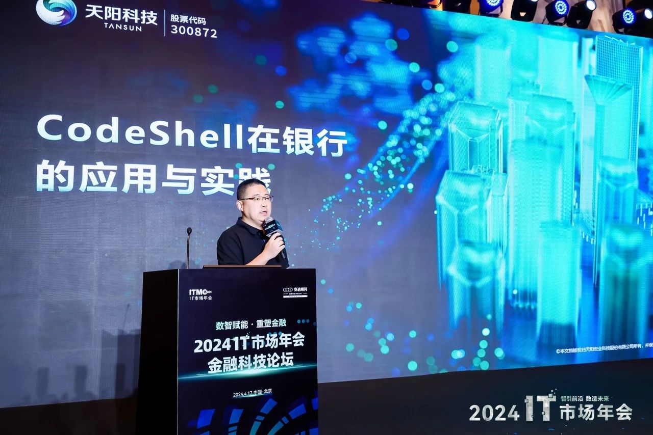 天阳科技受邀出席2024年IT市场年会金融科技高峰论坛（配图 2）